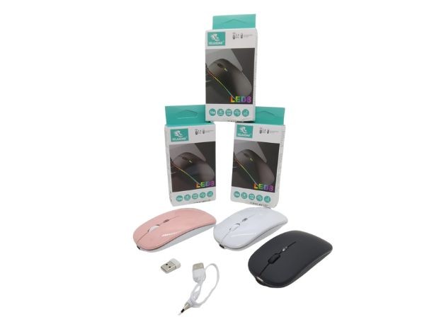 &u+ MOUSE PC INALAMBRICO Y BLUETHOOT RGB YELAM